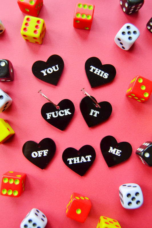 Choose Your Own F*cking Adventure Earrings
