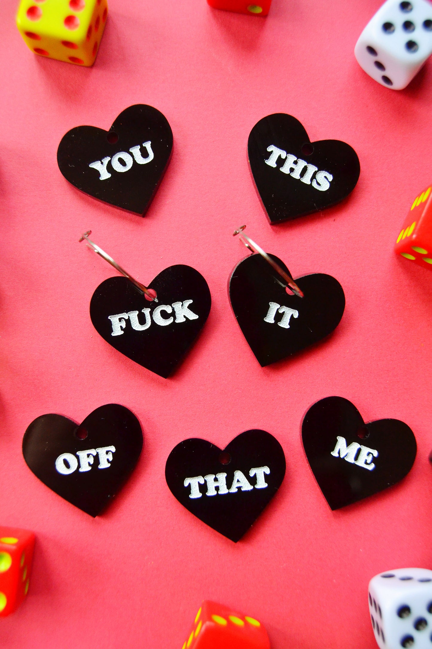 Choose Your Own F*cking Adventure Earrings