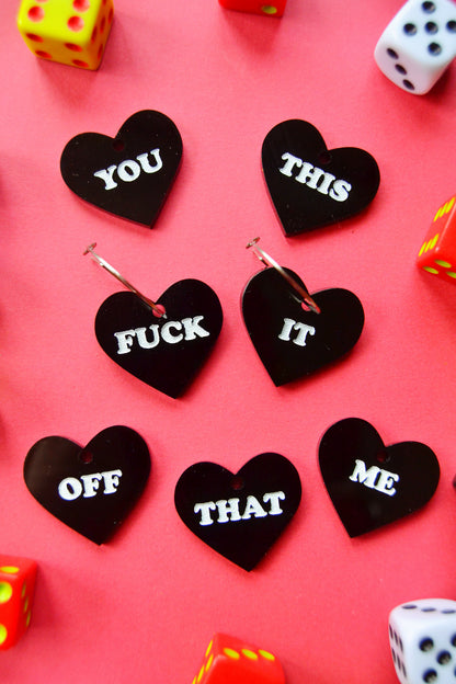 Choose Your Own F*cking Adventure Earrings
