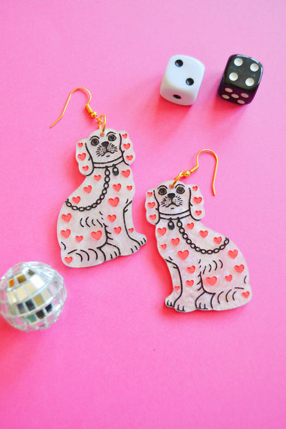 All Heart Staffordshire Dog Earrings