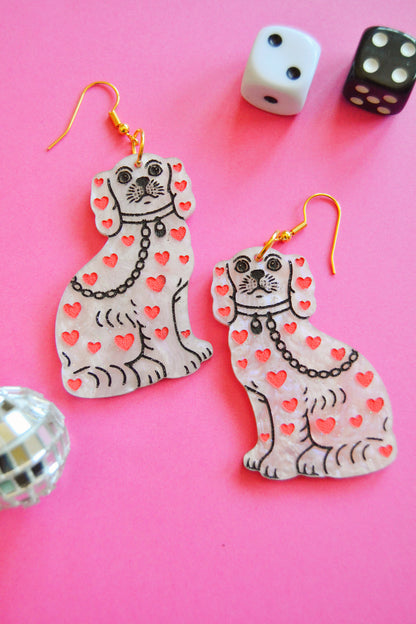 All Heart Staffordshire Dog Earrings