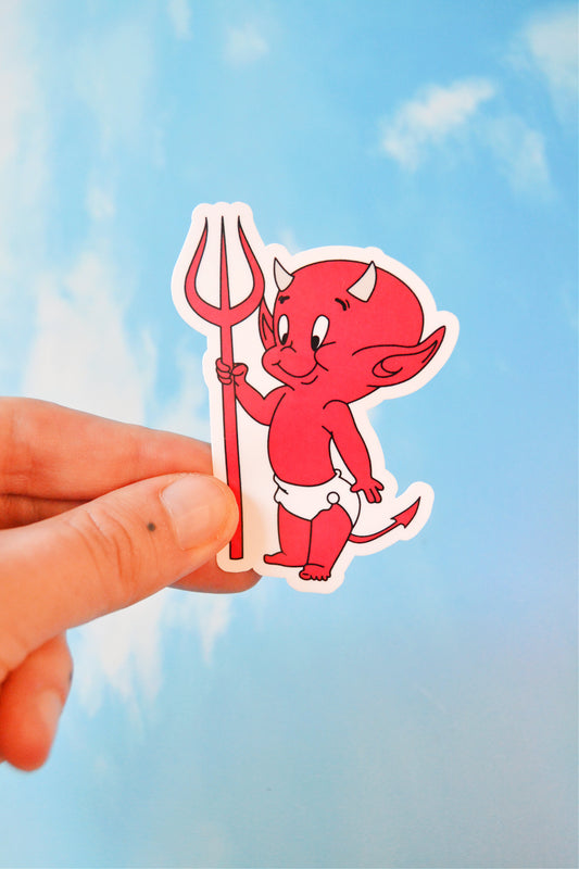 Hot Stuff Vinyl Sticker