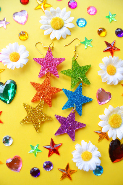 Dancing Queen Star Earrings