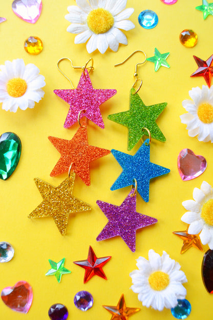 Dancing Queen Star Earrings