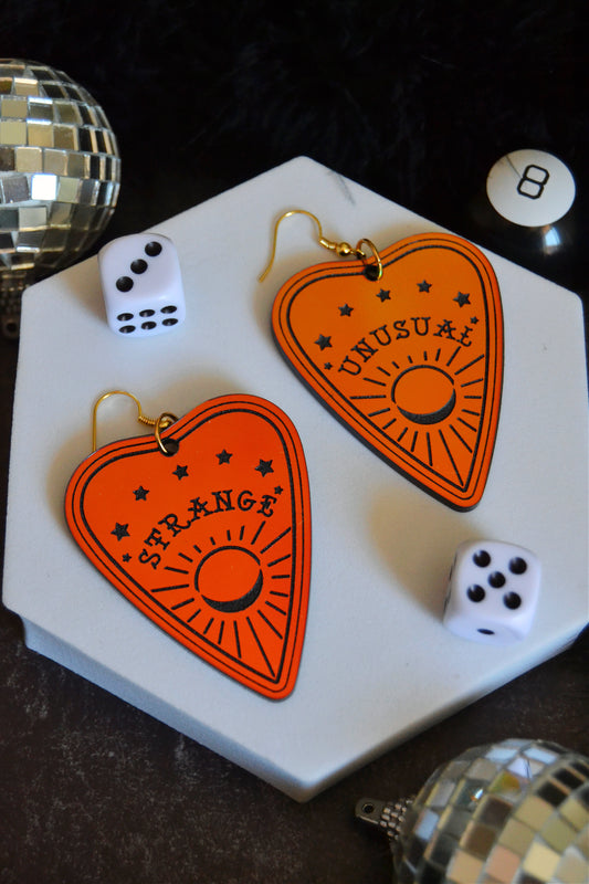 Strange and Unusual Planchette Earrings