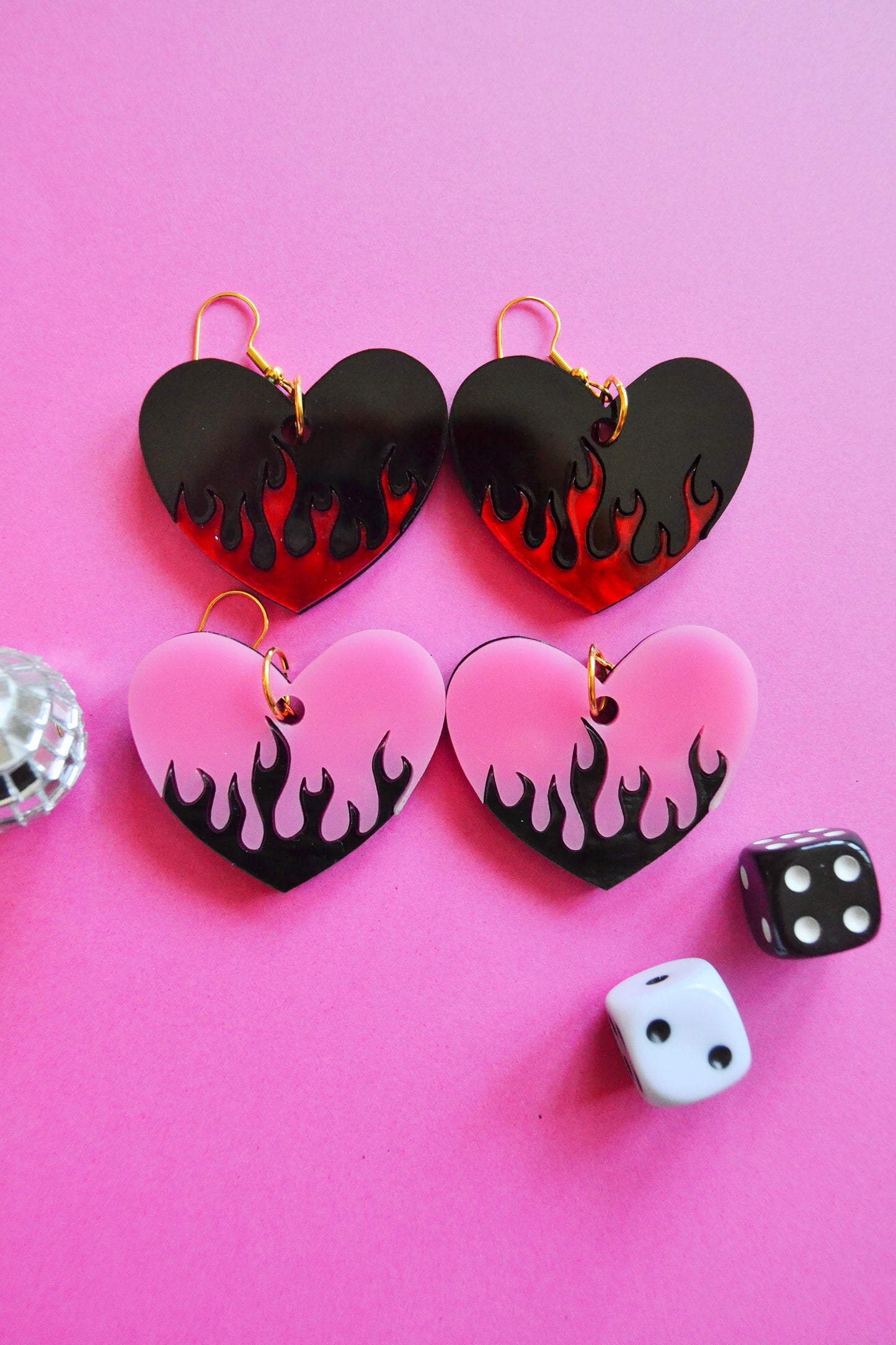 Burning Love Earrings