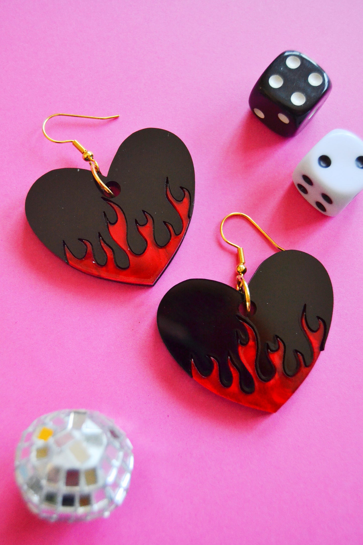 Burning Love Earrings
