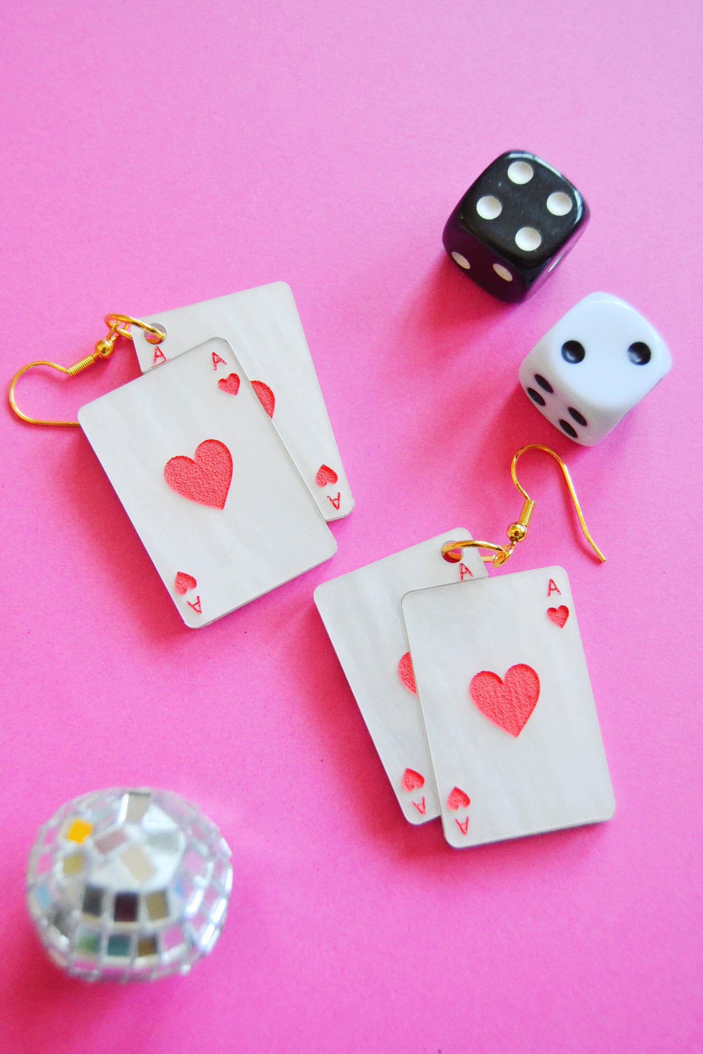 Ace of Hearts Earrings