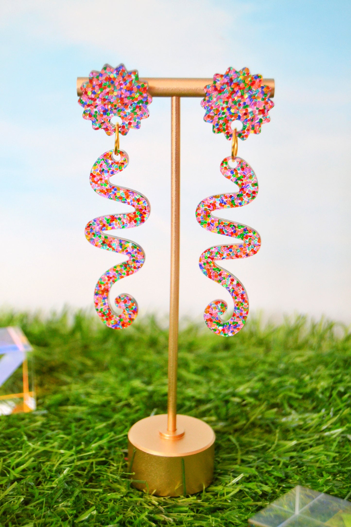 Sunny Squiggle Earrings