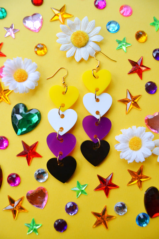 Non-Binary Hearts Earrings
