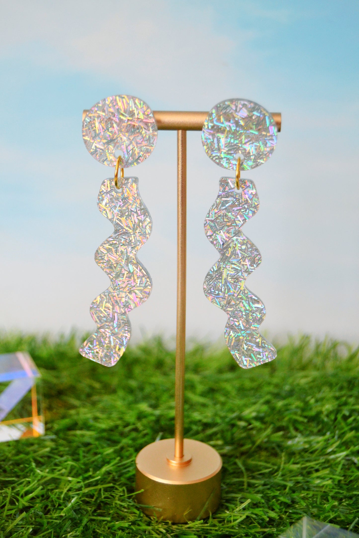 Crinkle Cut Earrings