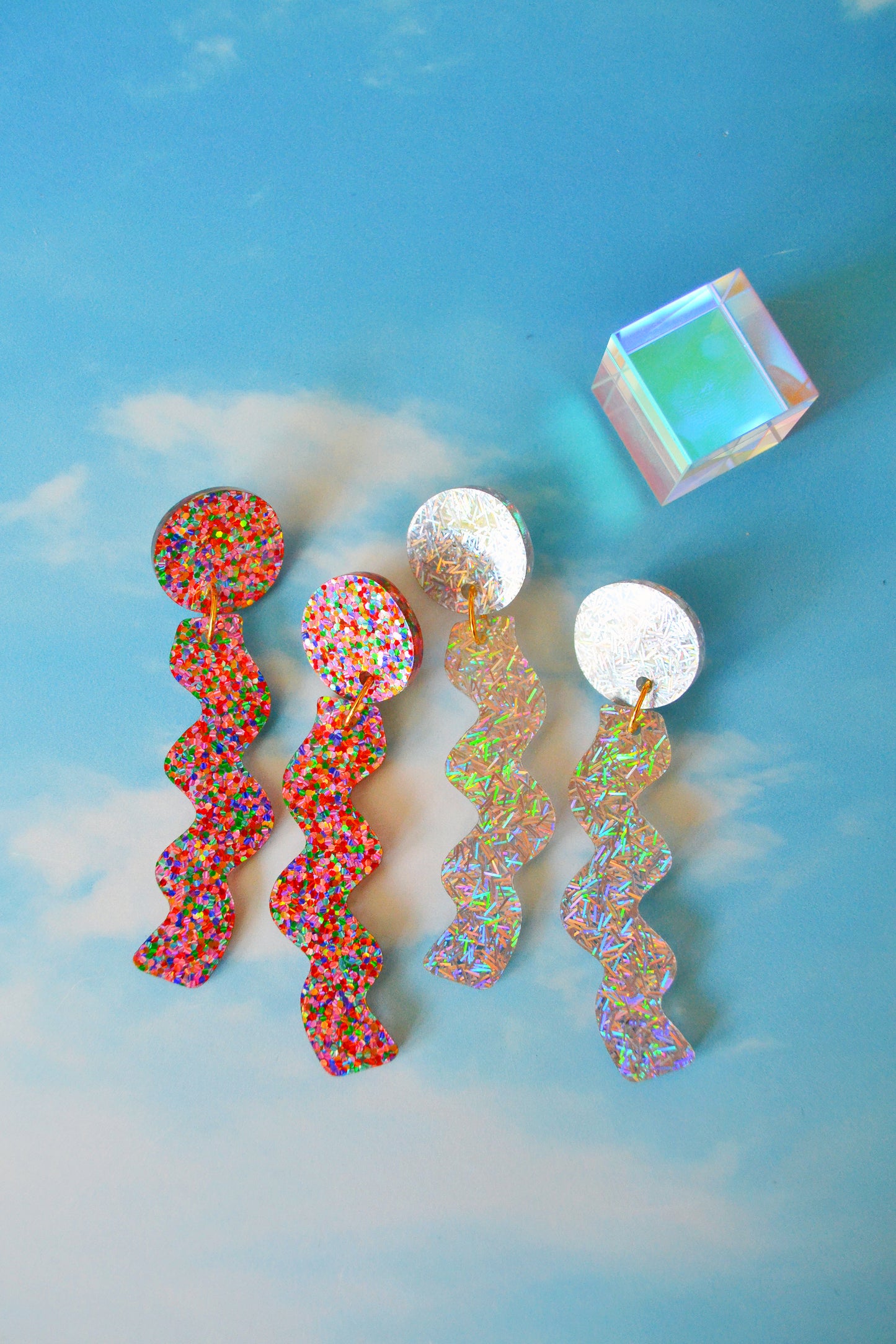 Crinkle Cut Earrings