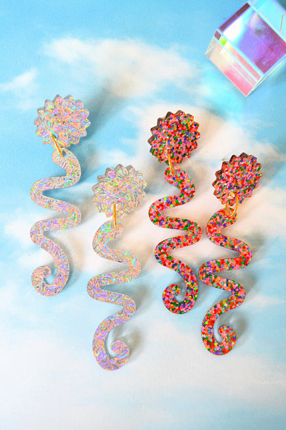 Sunny Squiggle Earrings