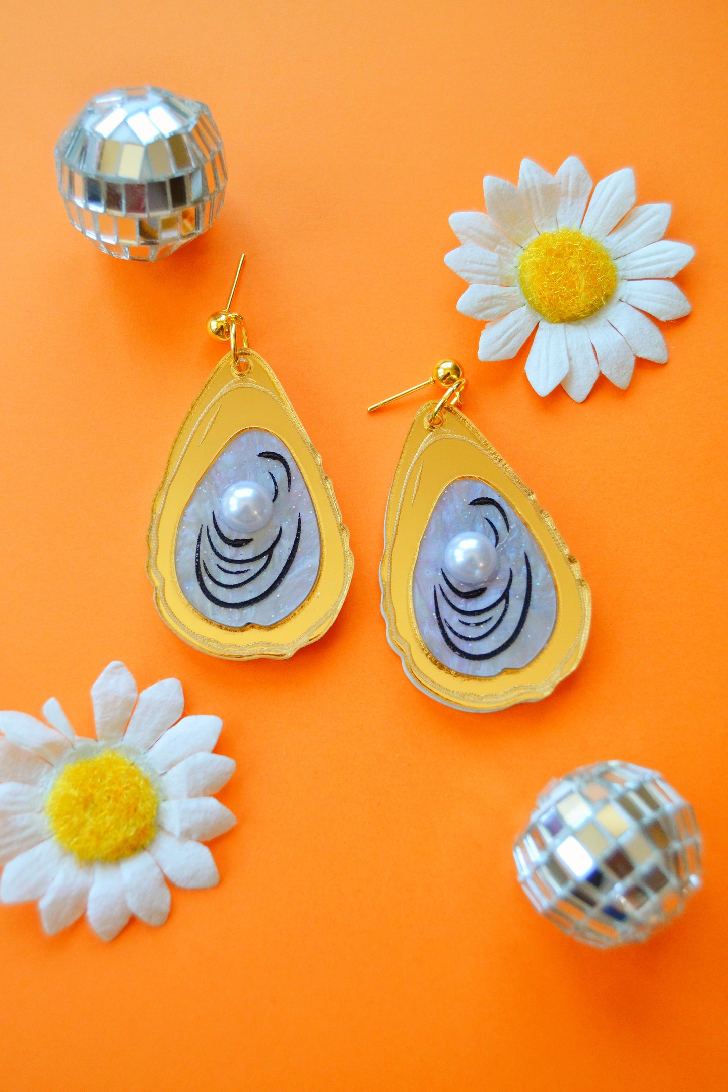 Oyster Earrings
