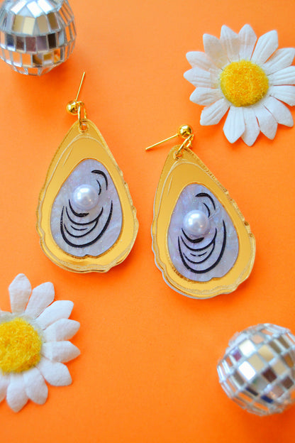 Oyster Earrings