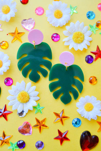 Rebel Everyday Monstera Earrings