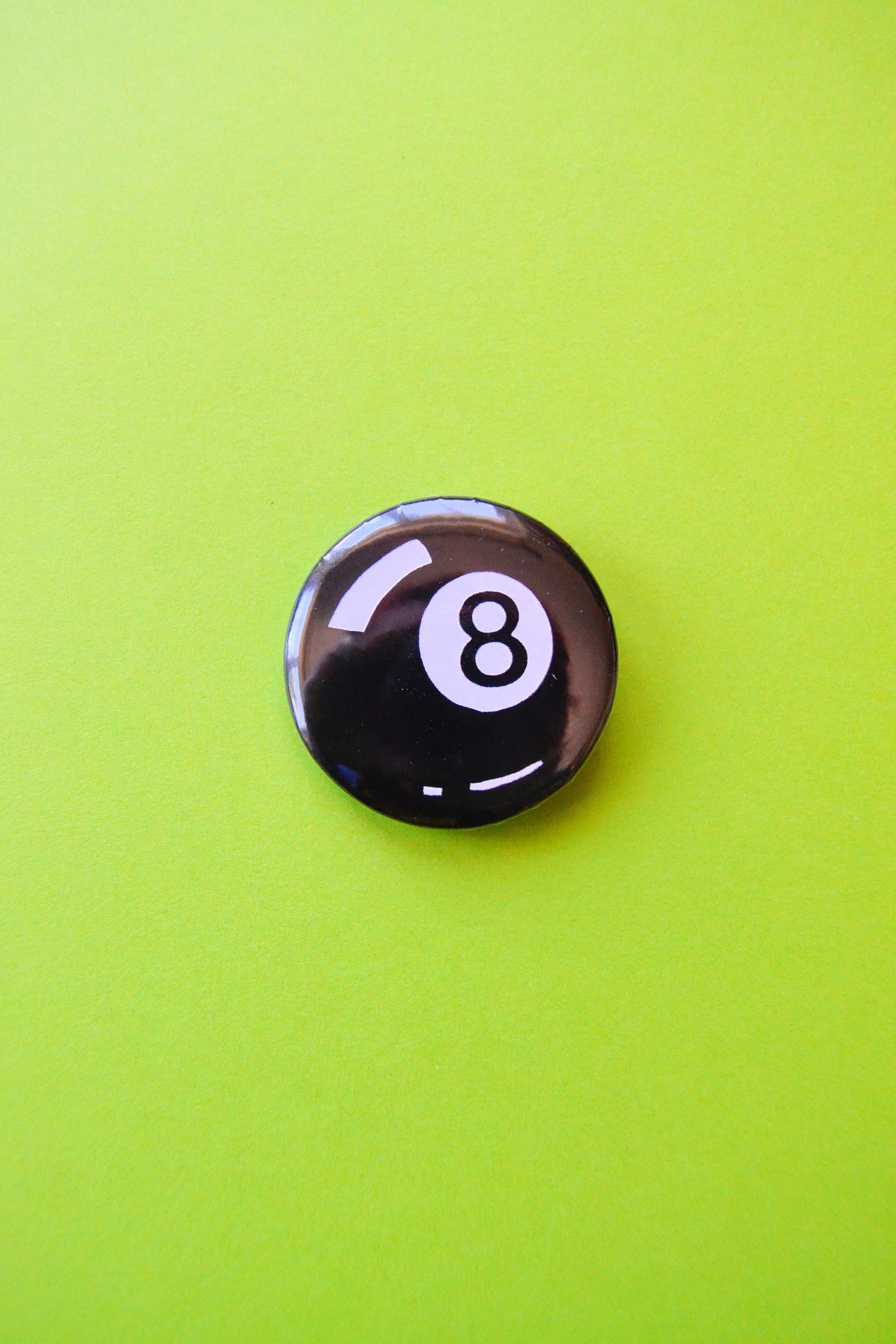 8 Ball Pinback Button