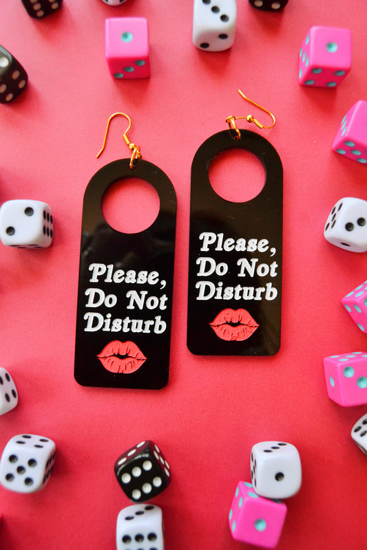 Do Not Disturb Earrings