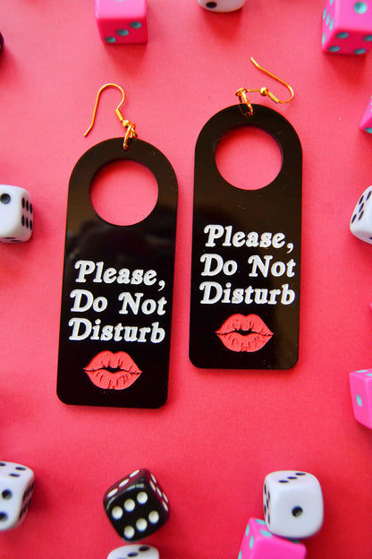 Do Not Disturb Earrings