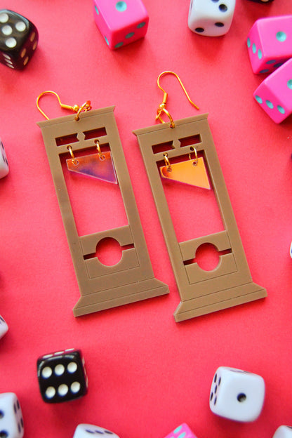 Guillotine Glam Earrings