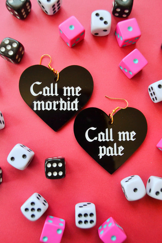 Morbid and Pale Earrings