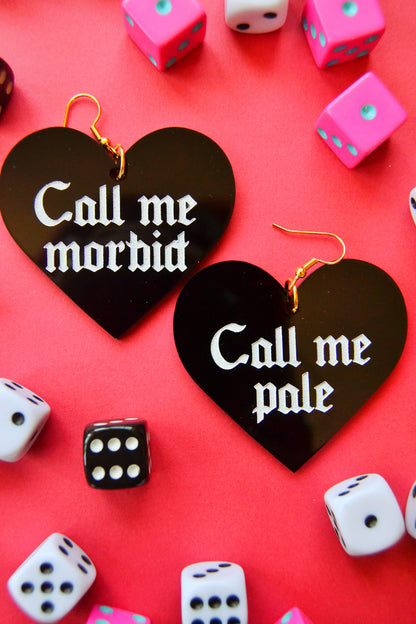 Morbid and Pale Earrings