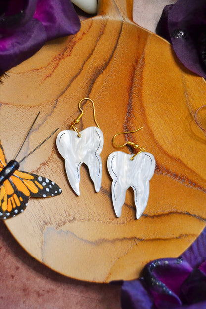 Tooth Earrings