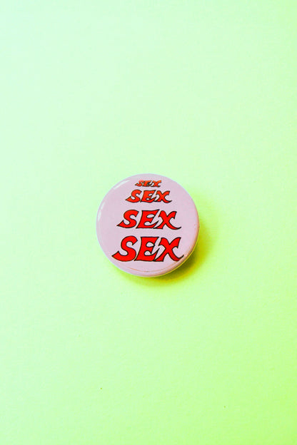 Sexxxx Reproduction Pinback Button