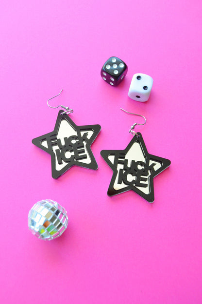 Fuck ICE Earrings