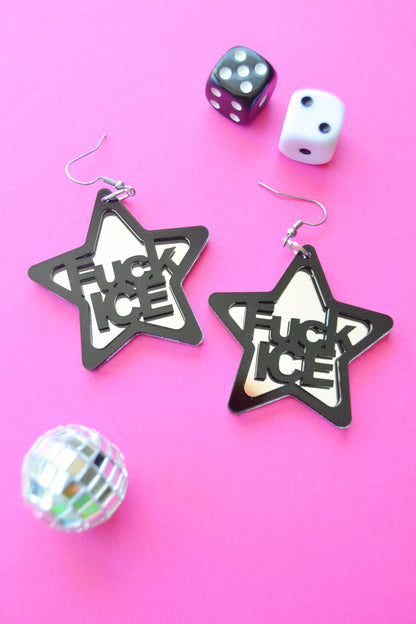Fuck ICE Earrings