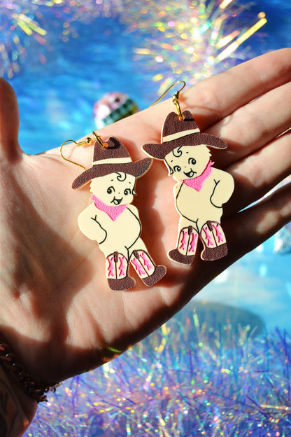 Cowboy Kewpie Earrings