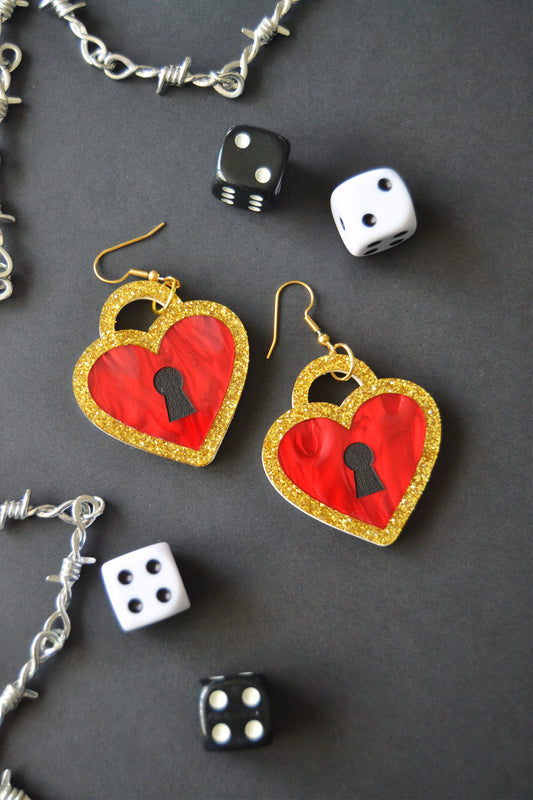 Heart Locket Earrings