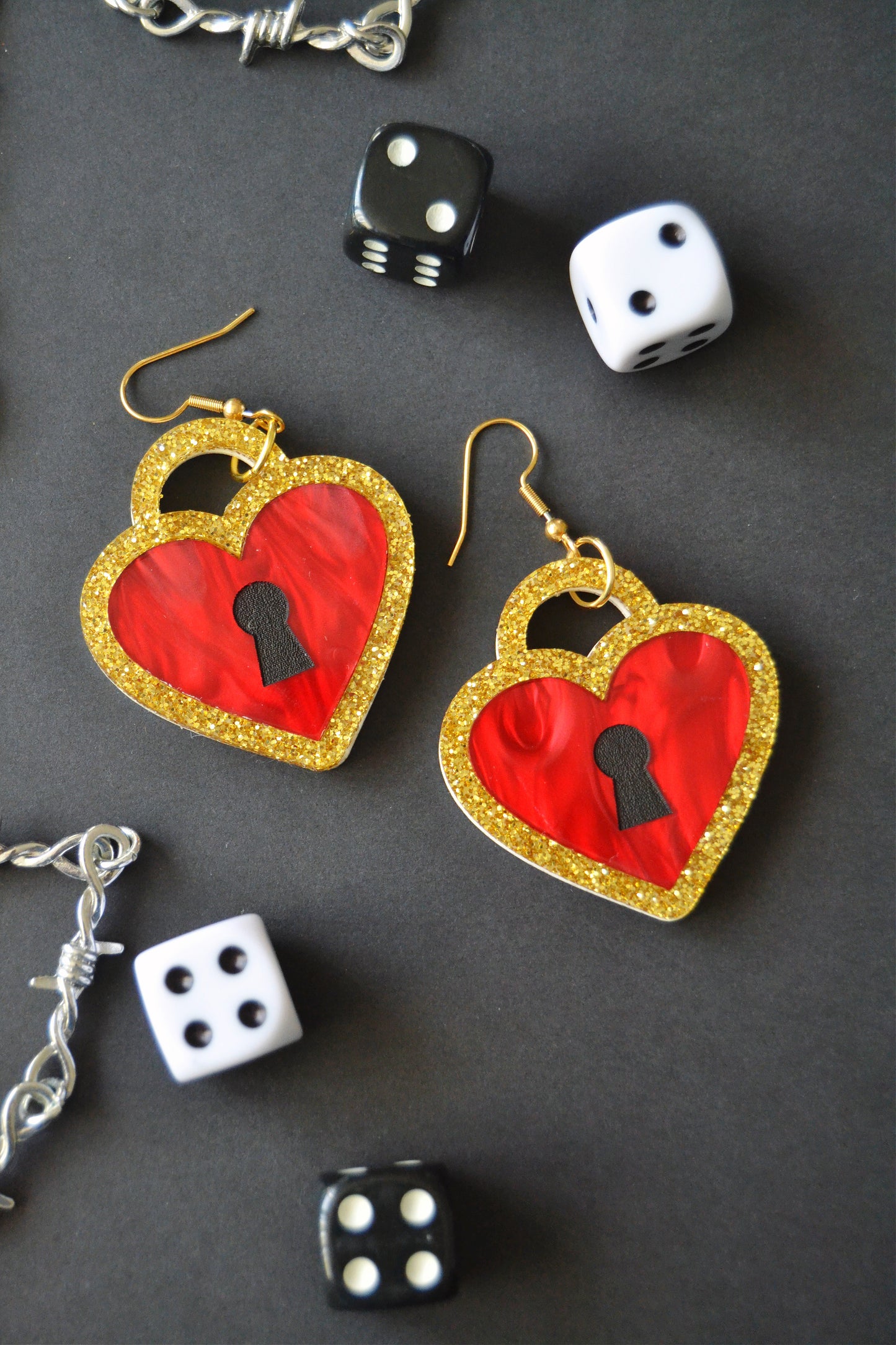 Heart Locket Earrings