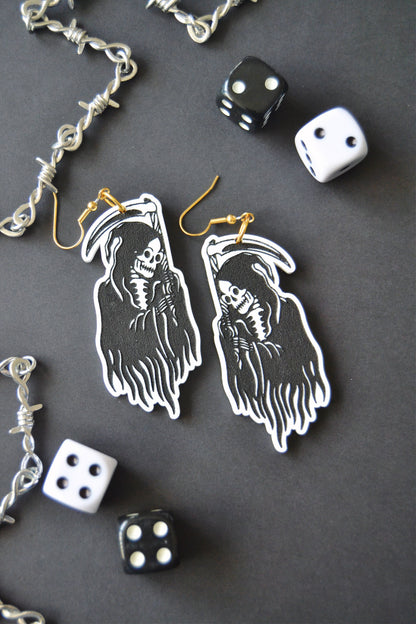 Grim Reaper Earrings