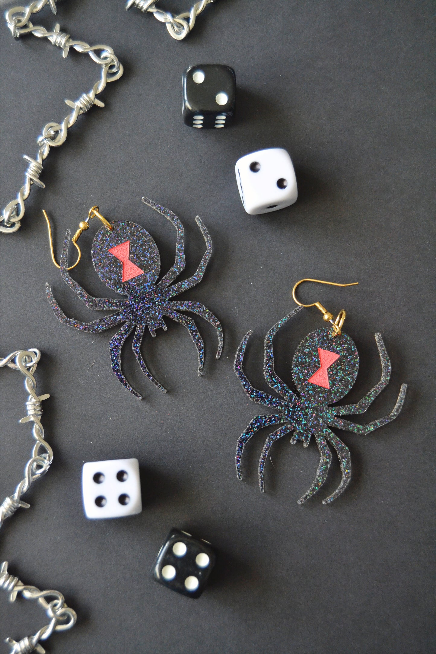 Black Widow Earrings