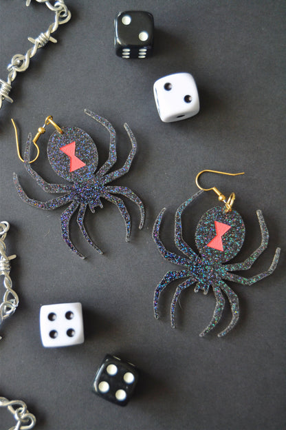 Black Widow Earrings