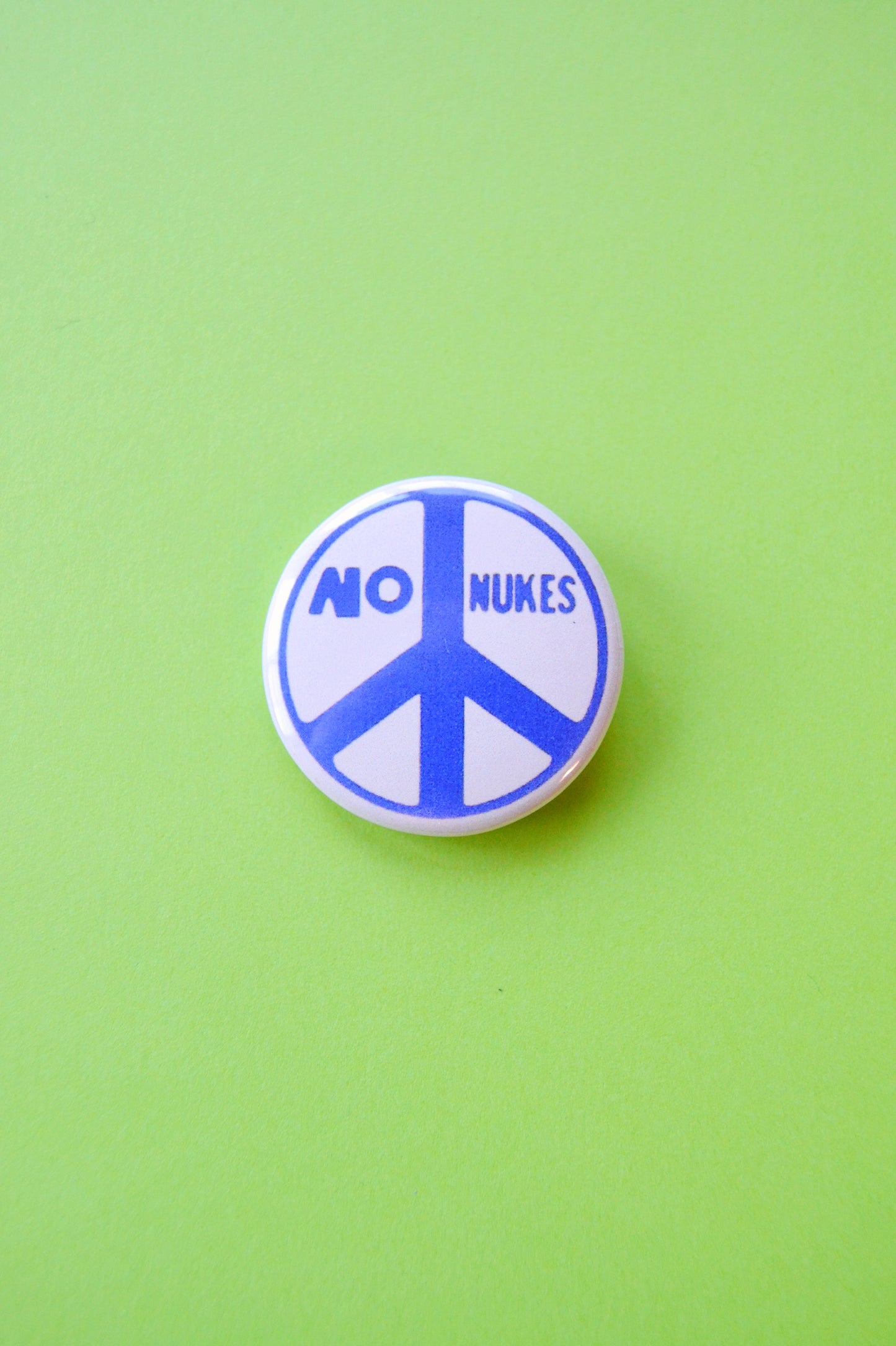 No Nukes Reproduction Button