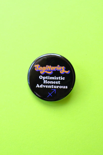 Zodiac Pinback Buttons