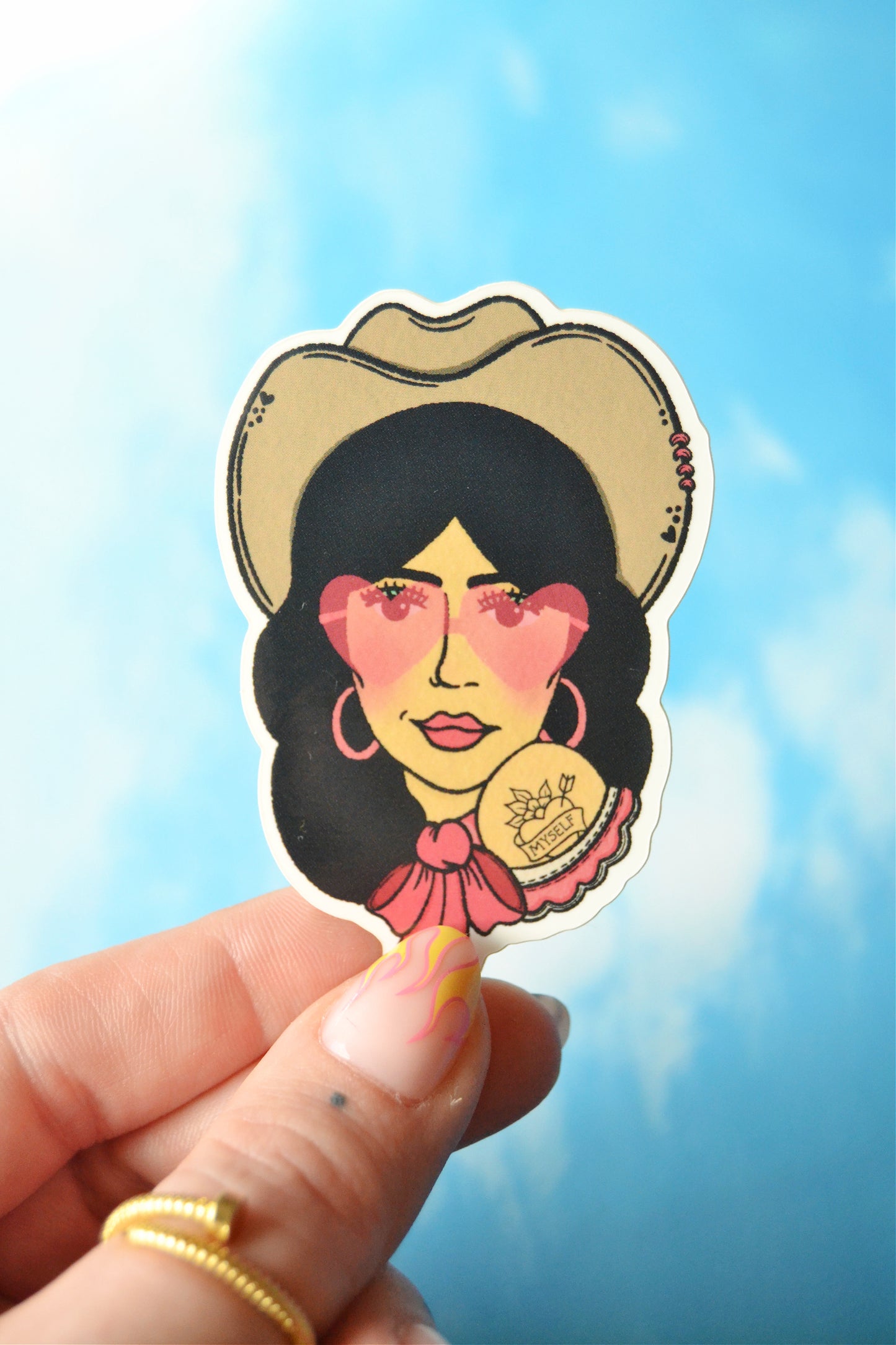 Love Myself Cowgirl Sticker