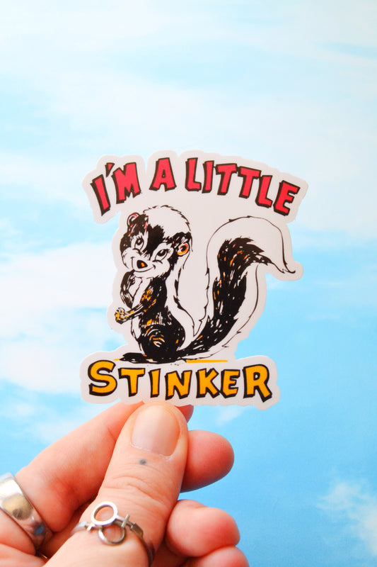 I'm A Little Stinker Vinyl Sticker