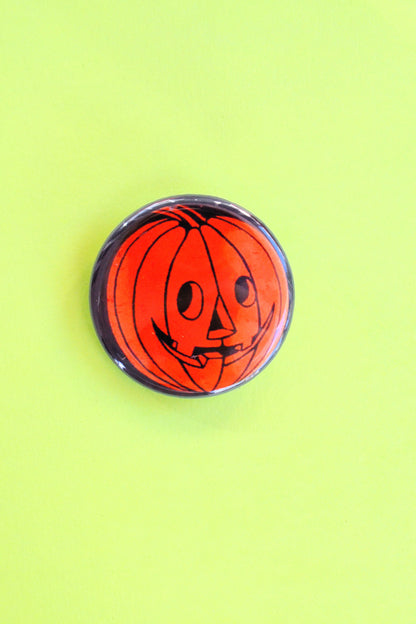Jack-O-Lantern Reproduction Pinback Button