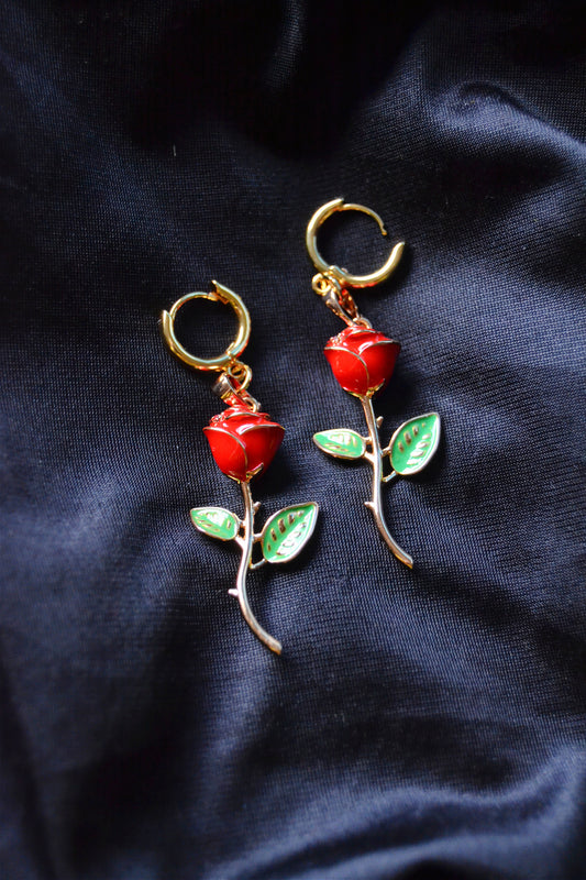 The Kiss From A Rose Earrings