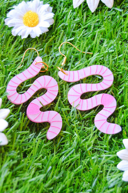 Earthworm Earrings