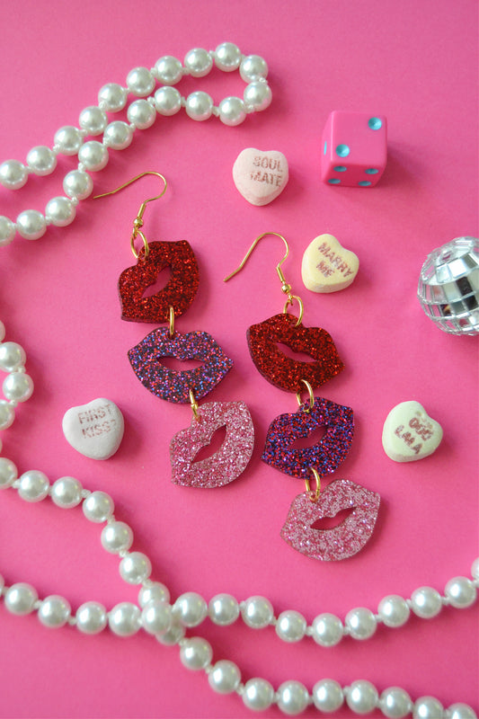 Pucker Up Earrings