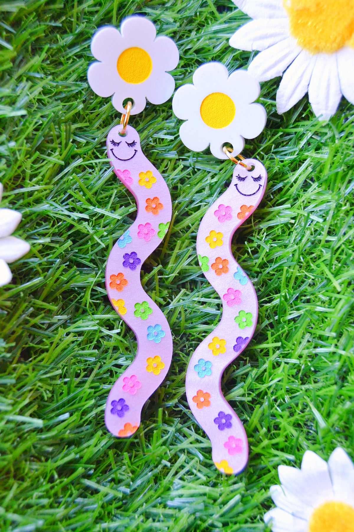 Daisy Worm Earrings