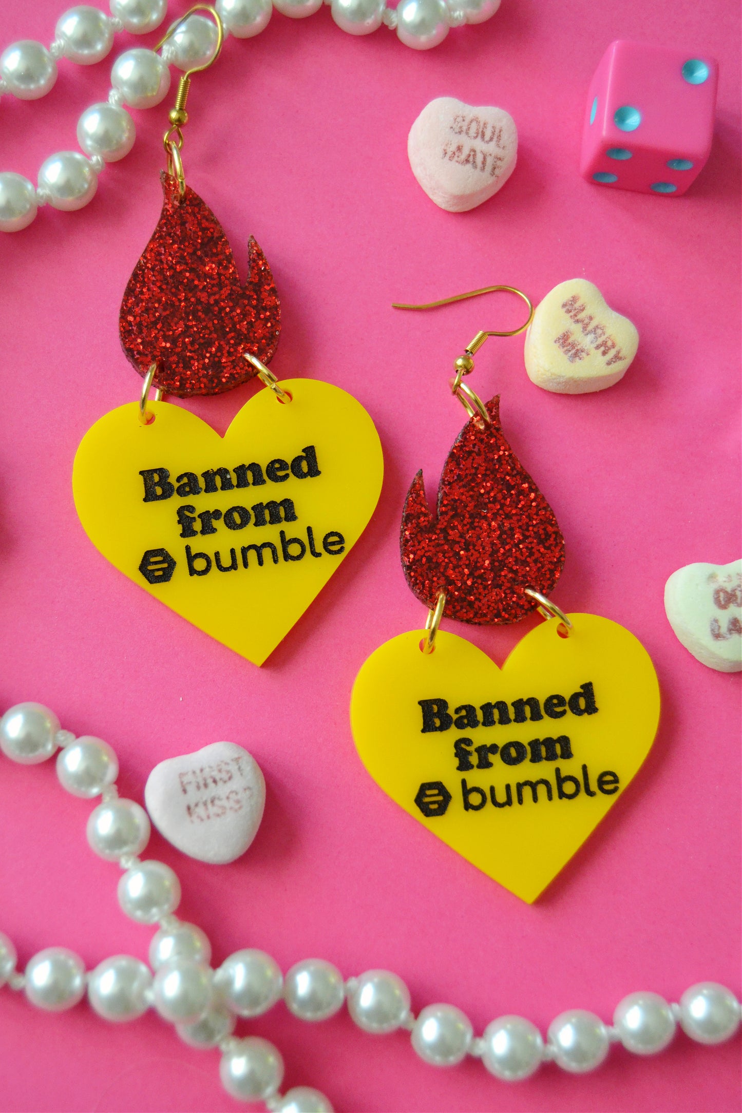 Banned from Bumble Earrings