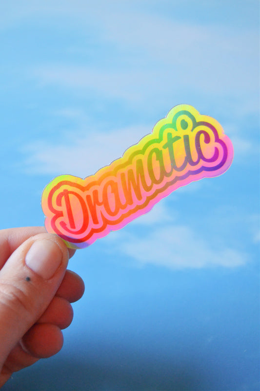 Dramatic Holographic Sticker
