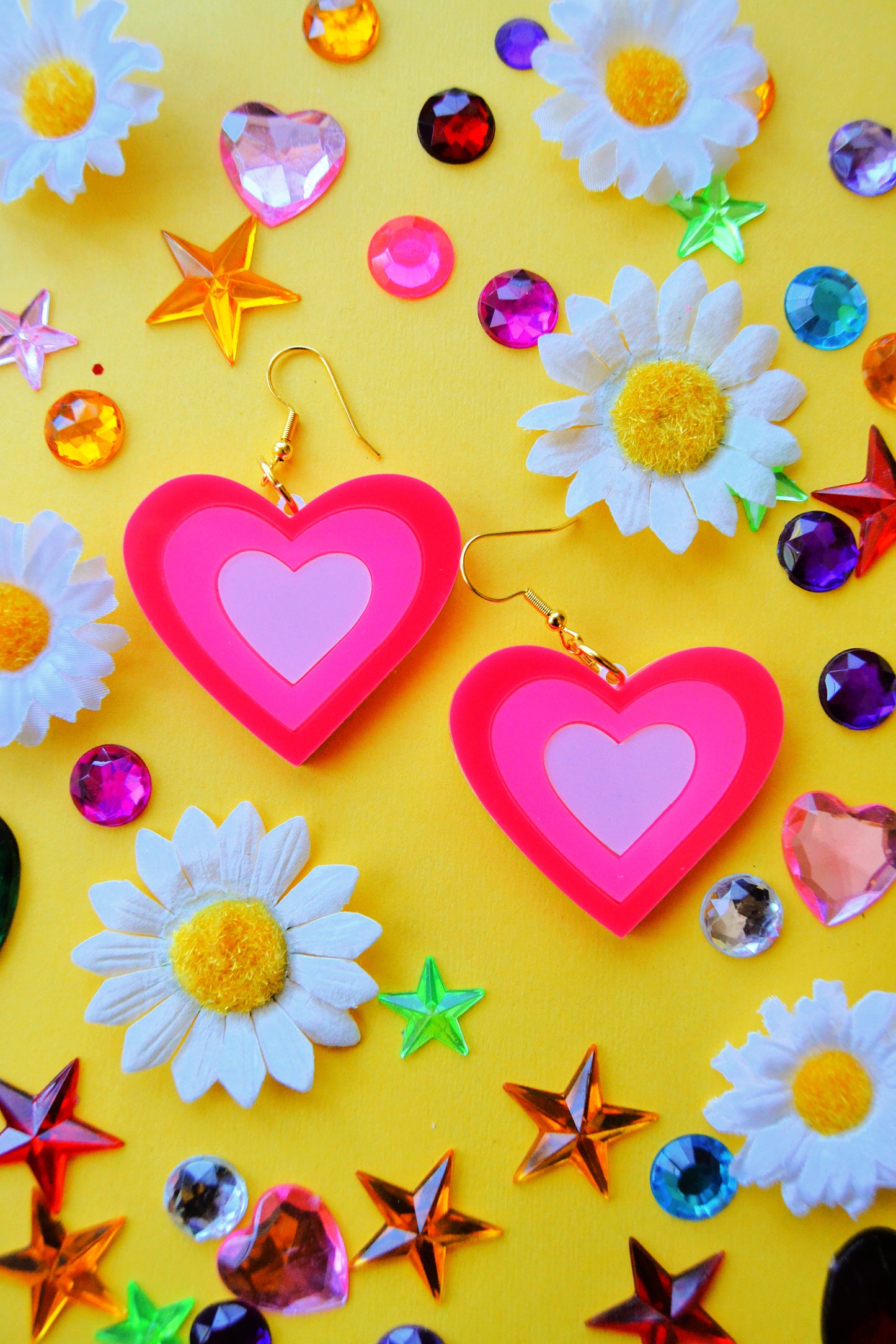 Y2K Hearts Earrings