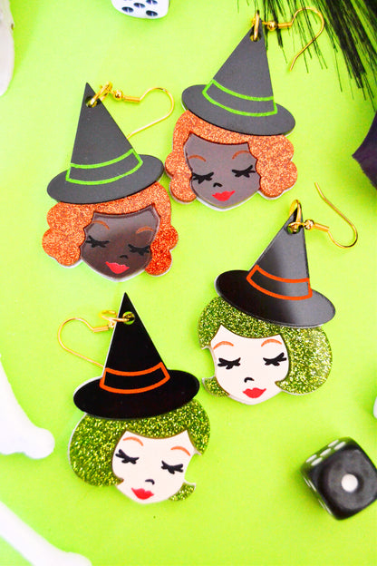 Retro Witch Earrings