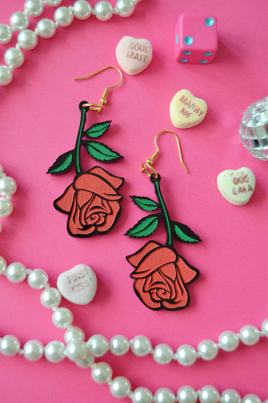 La Vie en Rose Earrings